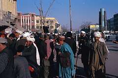 View to Char Chatta in the centre of Kabul.