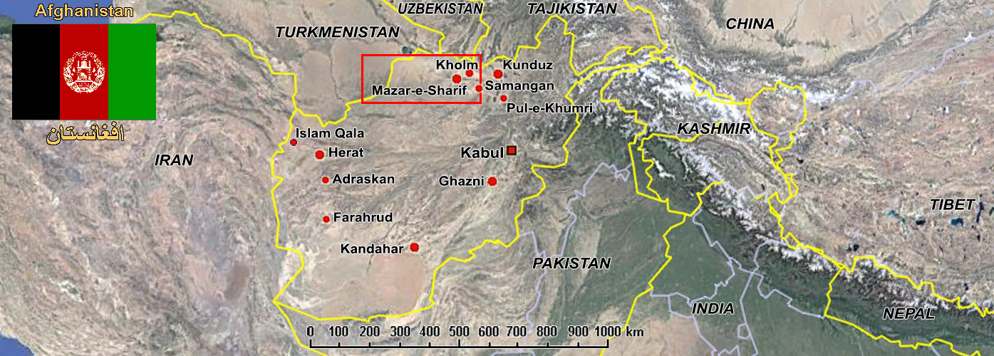 Mazar-e-Sharif, northern Afghanistan Mazar-e-Sharif, northern Afghanistan
