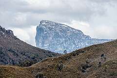 Telephoto view of Frenchmans Cap, Franklin-Gordon Wild Rivers National Park.