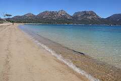 Richardsons Beach, Freycinet National Park, on Tasmania's east coast.