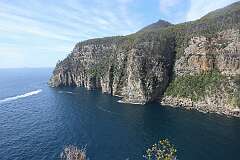 View from Waterfall Bay Lookout, in Tasman National Park.