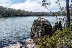 Lake Dobson, an alpine lake in Mount Field National Park.
