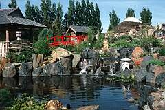 The Japanese Garden, at the Botanical Gardens in Hobart.