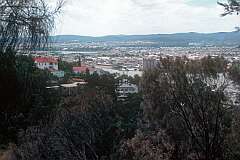 View over the Tamar River in Launceston, Tasmania's second city, in 1988.