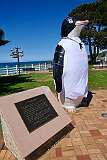 Penguin sculpture in the town of Penguin, on Tasmania's north coast, 31 kilometres west of Devonport.