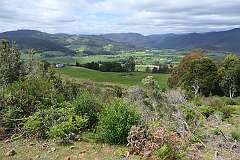 View from the S Riana Road in Gunns Plains, 30 kilometres south of Penguin.