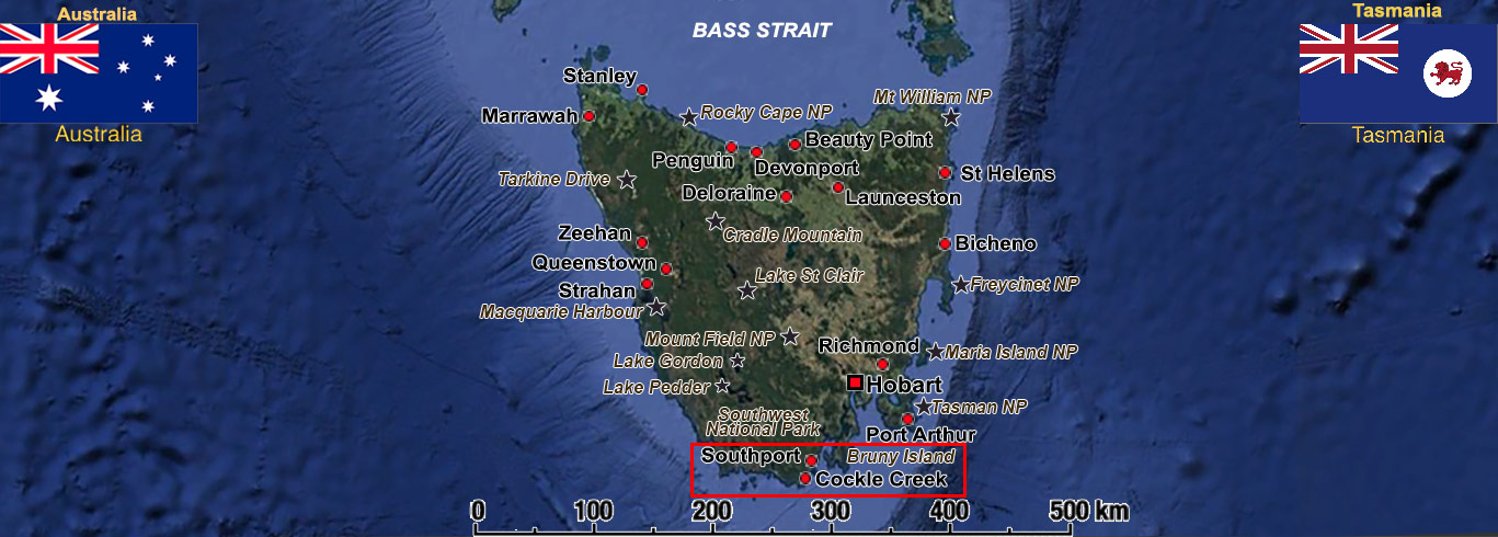 The South of Tasmania: to the southernmost point and Bruny Island The South of Tasmania: to the southernmost point and Bruny Island