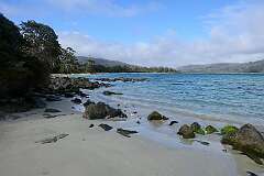 View of Recherche Bay from the Fishers Point Track, Cockle Creek.