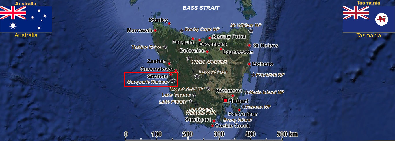 The West Coast: Strahan and Macquarie Harbour The West Coast: Strahan and Macquarie Harbour