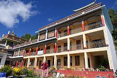 The Central Administration offices of the Gontse Gaden Rabgyel Ling Monastery, Bomdila.
