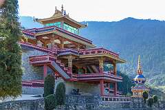 The Thupsung Dhargye Ling (TDL) Buddhist Monastery and institution of learning, consecrated by the 14th Dalai Lama; its name means “Flourishing Place of the Buddha’s Speech”.