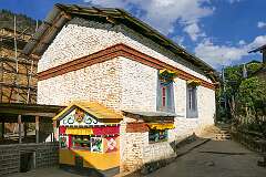 In Dirang Dzong, a classic Monpa village 5 kilometres east of Dirang Town, dating back to 9th century.