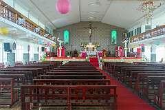 Interior of the Catholic Cathedral of St Joseph.
