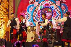 The WASV cultural group performing a Tibetan Dance from Tingri.