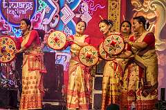The Bihu Dance from Assam, by the Assamese Culture Troupe of Tawang.