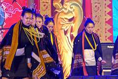 A Folk Dance of the Apatani people, an indigenous community living in the Ziro valley, by the Apatani Cultural Troupe of Tawang.