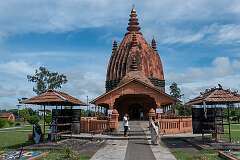 Siva Dol, the temple of Shiva, built in 1734 by Bar Raja Ambika, queen of Ahom king Swargadeo Siva Singha (1714–1744) in Sivasagar.