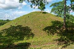 Maidan No.6, one of the Ahom Kings's burial mounds, Charaideo.