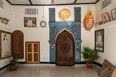 Another hallway in the Sri Sri Auniati Satra, a significant Vaishnavite monastery; it also has a museum.