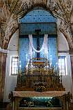 Altar with the “Cross of Miracles” in the Se Cathedral, Old Goa.