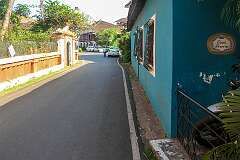 The Rua 31 de Janeiro, a street in Fontainhas (quarter), Altinho, Panaji.