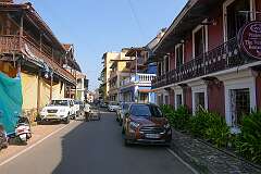 The Rua 31 de Janeiro, in the old quarter of Fontainhas, Altinho.