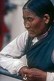 A Tibetan woman in McLeod Ganj.