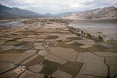 View from Thikse Gompa at 3,600 metres altitude, towards Leh.