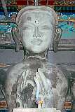 A large Buddha statue, Thikse Gompa.
