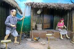 Display of tribal people, in the Don Bosco Centre for Indigenous Cultures, Shillong.