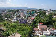 View of Shillong from the roof of the the Don Bosco Centre for Indigenous Cultures.