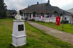Bust of Thomas Jones (1810-1849), the pioneering missionary who arrived in Nongsawlia, in the Khasi and Jaintia Hills on 22 June 1841.