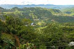 The view north near Solomon's Temple, on the northwest side of Aizawl.