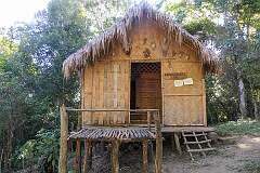 “Khawnbawl-in”: the “Lal Upa-in” (Chief’s Elder House), usually constructed near the Chief's residence. It has a Leikapui, a raised platform, in front of the house.