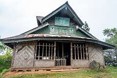Chief Angh's Morung, formerly the tribal youth dormitory, from the old days when they would have to stay there.