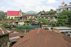 The Lotha Baptist Church in the upper town of Mon.