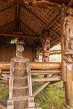 A Garo Murung, traditional 'bachelors' dormitory' house in Kisama Heritage Village.