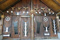 Angami Ki, a traditional 'bachelors' dormitory' house in Kisama Heritage Village.