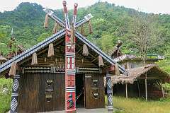 Pochuri Morung, a traditional 'bachelors' dormitory' house in Kisama Heritage Village.