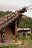 The Murung, traditional 'bachelors' dormitory' house of the Sangtam Naga people in Kisama Heritage Village.