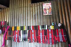 Angami Naga weaving for sale in Khonoma.