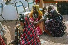 Rajasthani women in Pushkar.