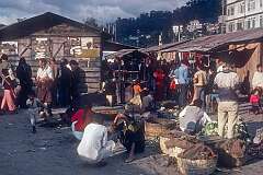 Lal Bazar Market in Gangtok.