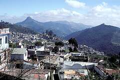 The view from Hotel Sunrise over Kodaikanal.