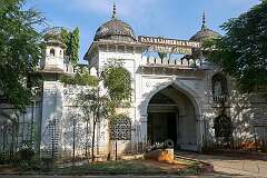The Telangana State Archaeology Museum, the oldest museum in Hyderabad; it was built by the last Nizam (Nizam VII), Mir Osman Ali Khan, to preserve the unique heritage of the state.