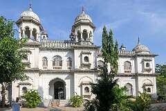 The Telangana State Archaeology Museum was first established in 1927 as the Hyderabad Museum, located at Town Hall. It was shifted to the present building, constructed by the seventh Nizam in 1930.