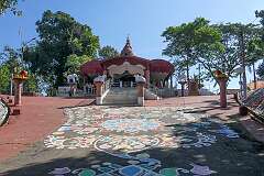 Kasba Kali Bari, Kasbeswari Kali Mata or Kamalasagar Kali Temple, built on a hill-top by Maharaja Dhanya Manikya in the late 15th century.