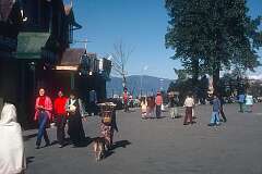 Chowrasta square, between Nehru Road and Mall Road in Chauk Bazaar, Darjeeling.