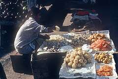 Selling sweets on the market in Kalimpong.
