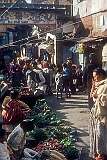 Selling vegetables at the gate of Raja Dorjee Market in Kalimpong.